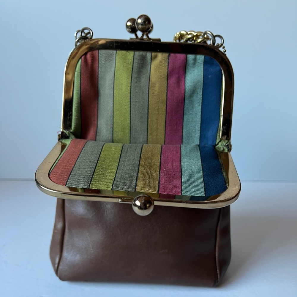 Coach Bonnie Cashin Double Kisslock Swing Bag